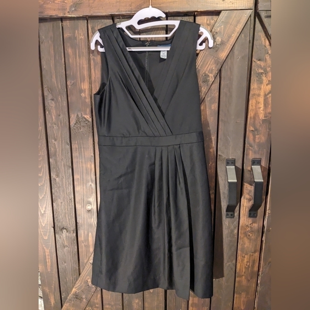 JCREW classic black dress, size 8
